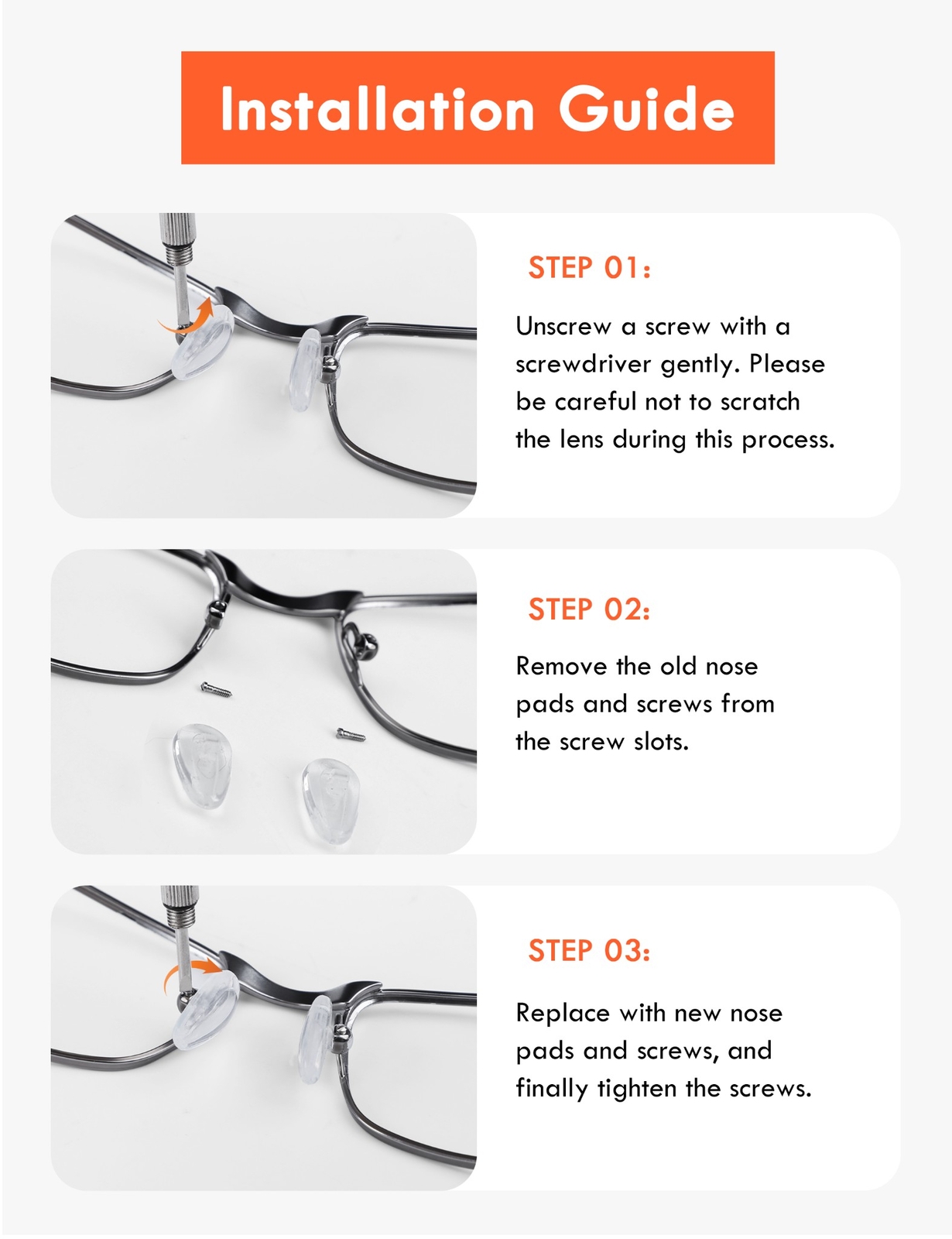 Silicone Replacement Crystal Clear Nose Piece For-Oakley Wiretap 2.0/ Lizard 2