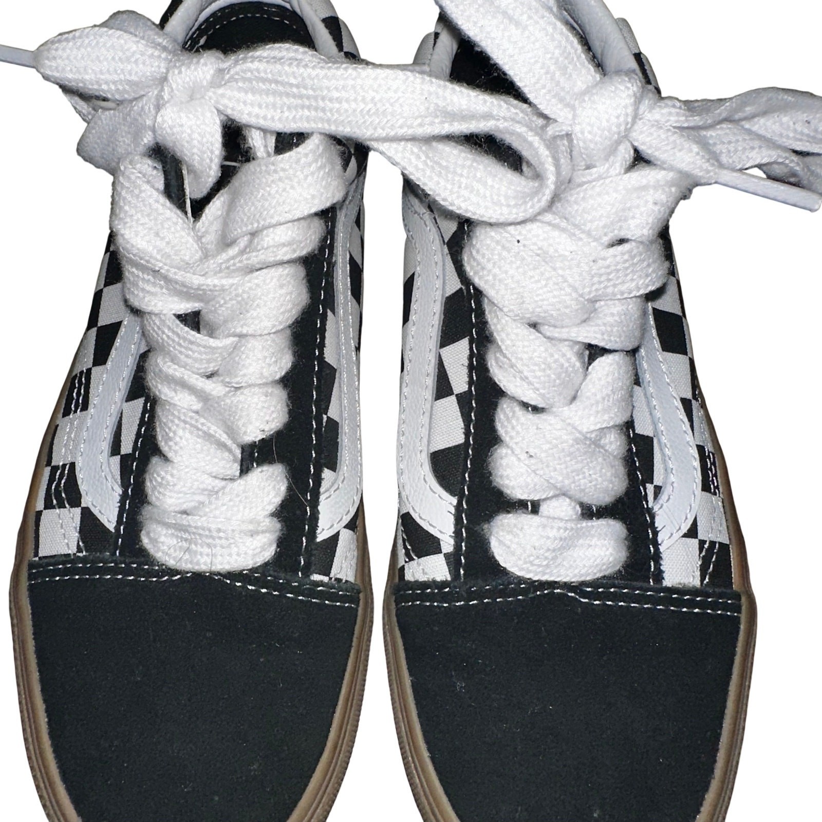 UEC Vans Old Skool Fat Lace Checker Gum Unisex 4M or 5.5W