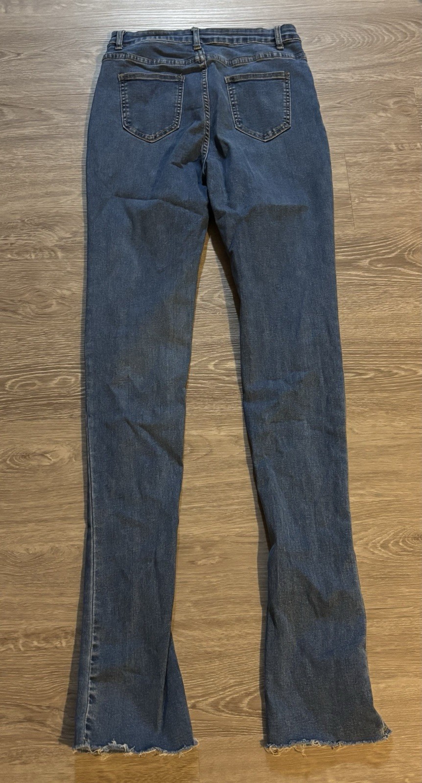 SHEIN Women’s Mid-Waist Pile Flared Jeans sz 6 M