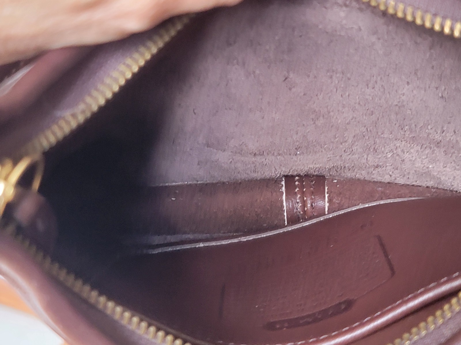 Vintage COACH Leather ERGO 9020 Mahogany Brown Mini Zip Hobo/Shoulder Bag USA