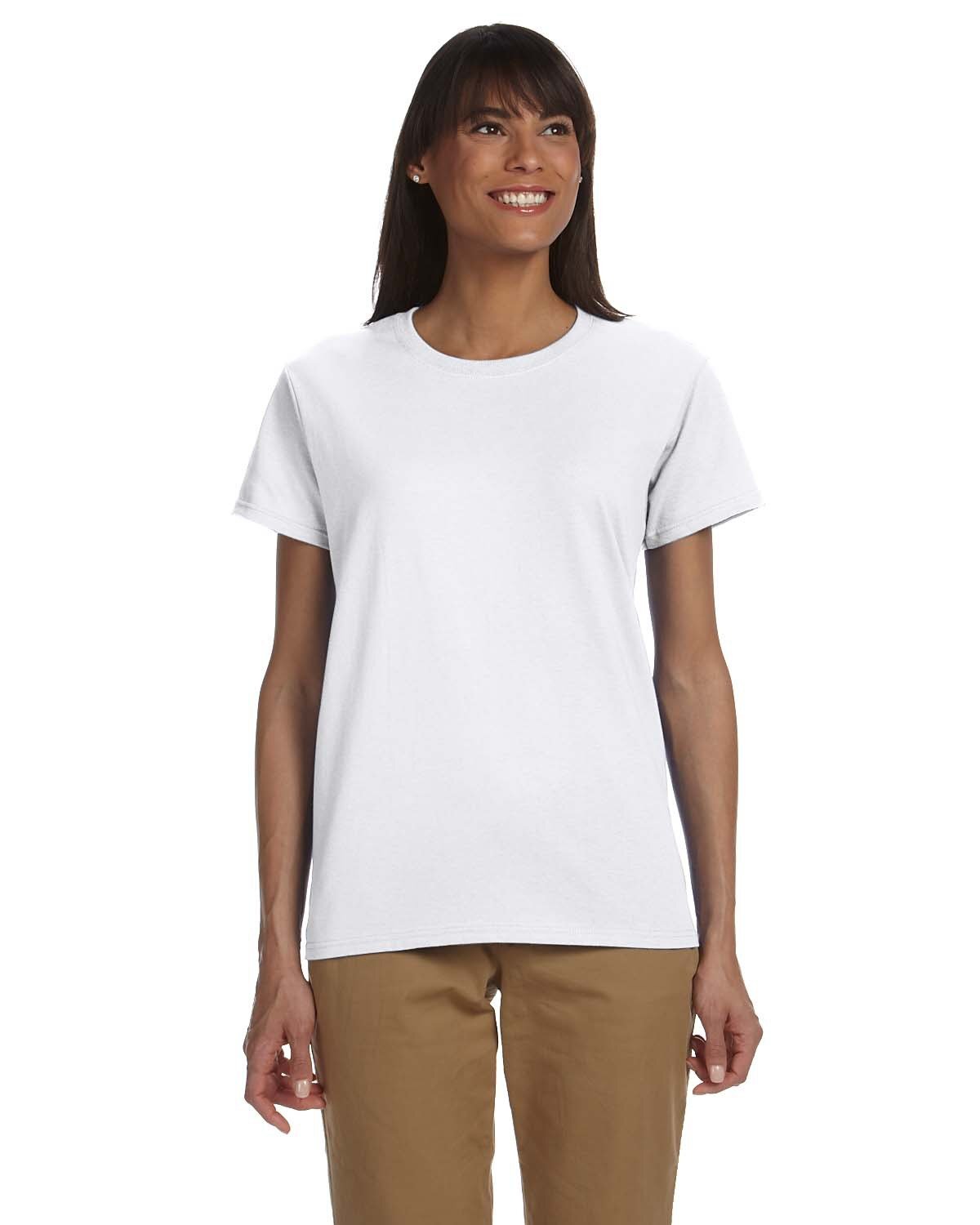 Gildan Ladies Ultra Cotton Stylish T Shirt Casual Plain T-Shirt – G200L