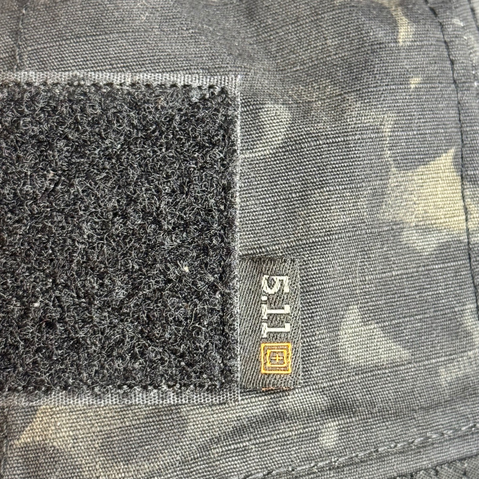5.11 Tactical Flag Bearer Cap MultiCam Black Ripstop Patch Hat Adjustable 89406