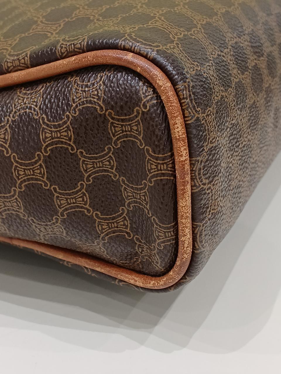 CELINE Macadam pattern second bag 10.6 inch