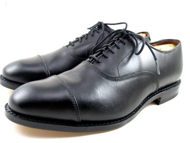 Allen Edmonds “PARK AVENUE” Leather Cap-Toe Oxfords 9 D Black WORN ONCE (791N)