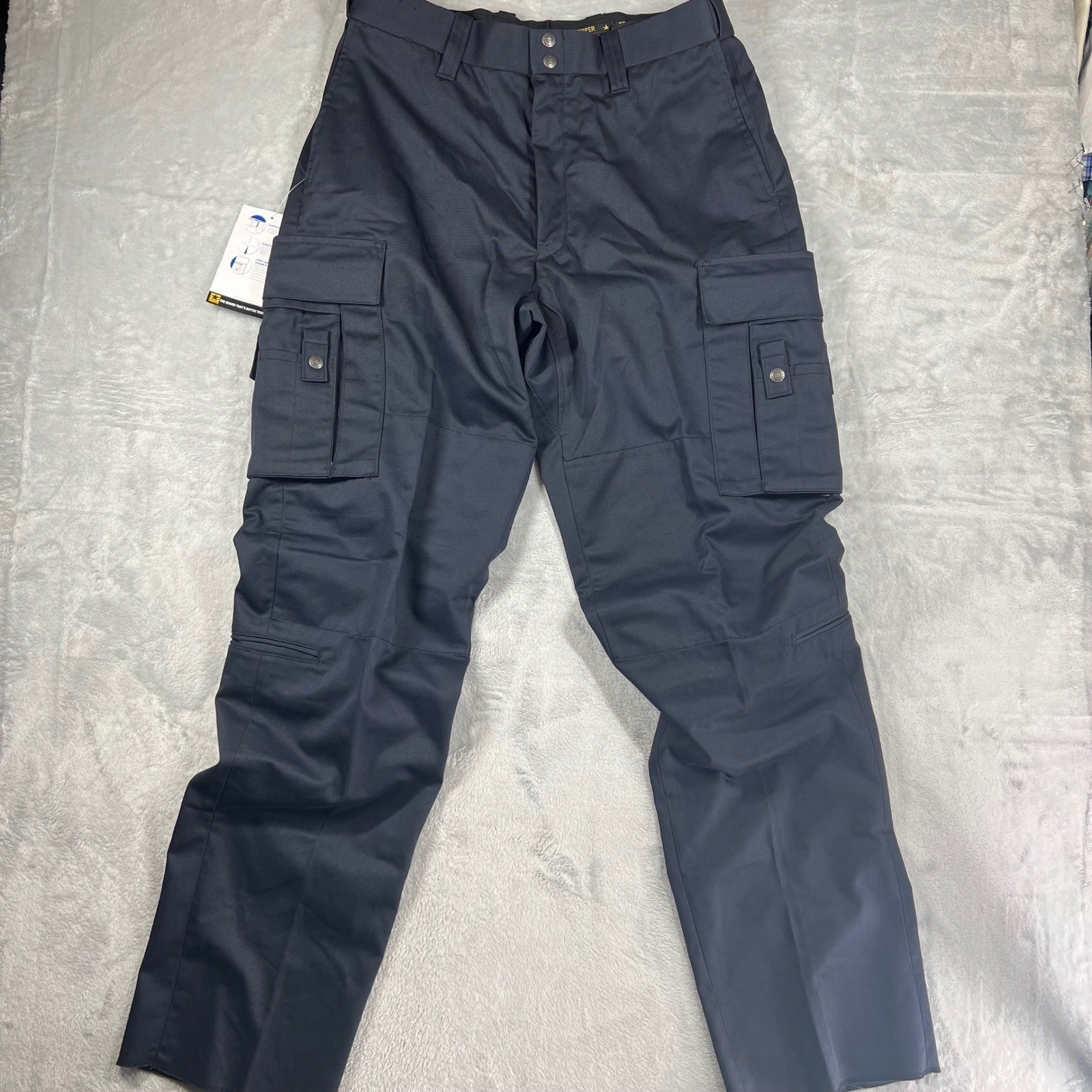 NWT Propper Critical Edge Mens EMT Pants Navy Tactical Cargo Size 36 Unhemmed
