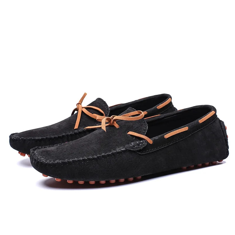 Men’s Casual Shoes Breathable Suede Loafers Moccasins Slip on Driving Flats
