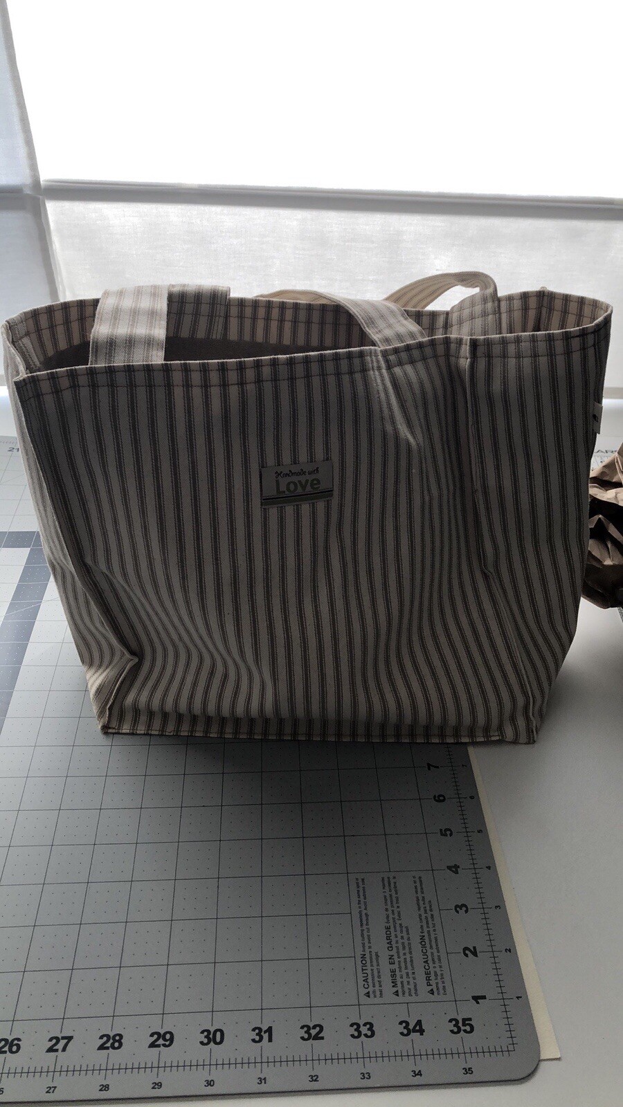 Tote Bag With Inner Compartments For Tumblr (not Including) And Small Items