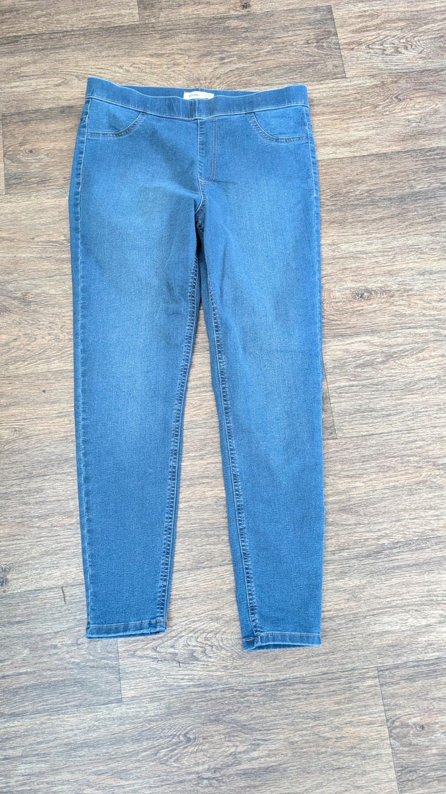 M&S Ladies 14 Regular Fit Denim Jeggings