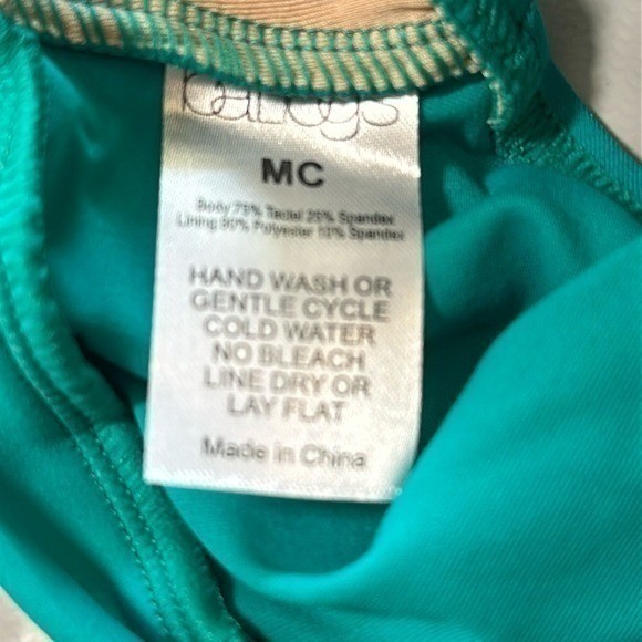 AXS Baltogs Jade Teal High Waist Dance Briefs adult XS New