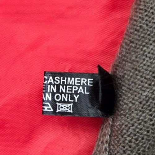 Exclusive Cashmere Shawl Wrap 78 x 26.5″ Green Knitted Handmade in Nepal