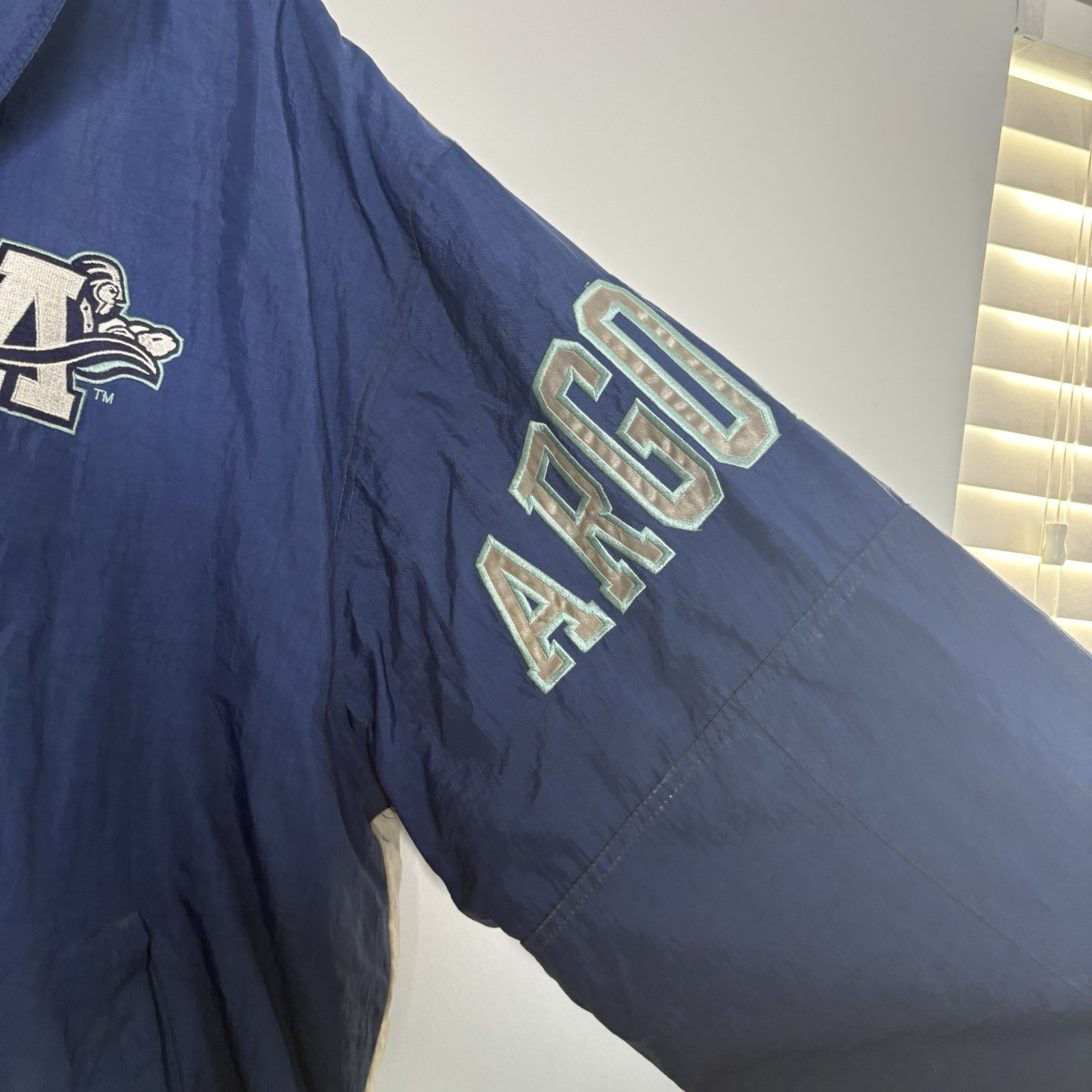 Vintage 90s Toronto Argonauts CFL Puffer Starter Jacket Size 2XL Full Zip