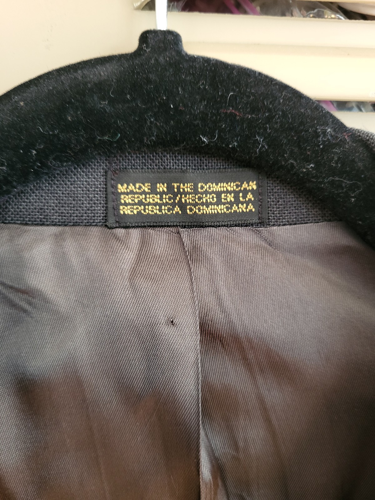 Stafford Grey blazer. Polyester/worsted Wool. Size 44L