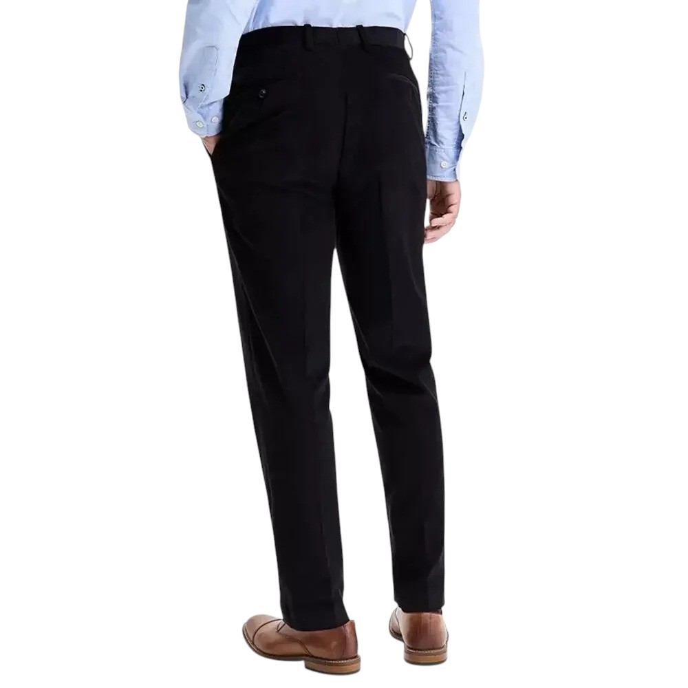 Tommy Hilfiger Mens Modern fit Dress Pants Corduroy 36 / 32 Black Solid