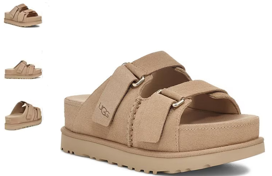 UGG Goldenstar HI Slide Sand Platform Sandal Women’s US sizes 5-12/NEW!!!