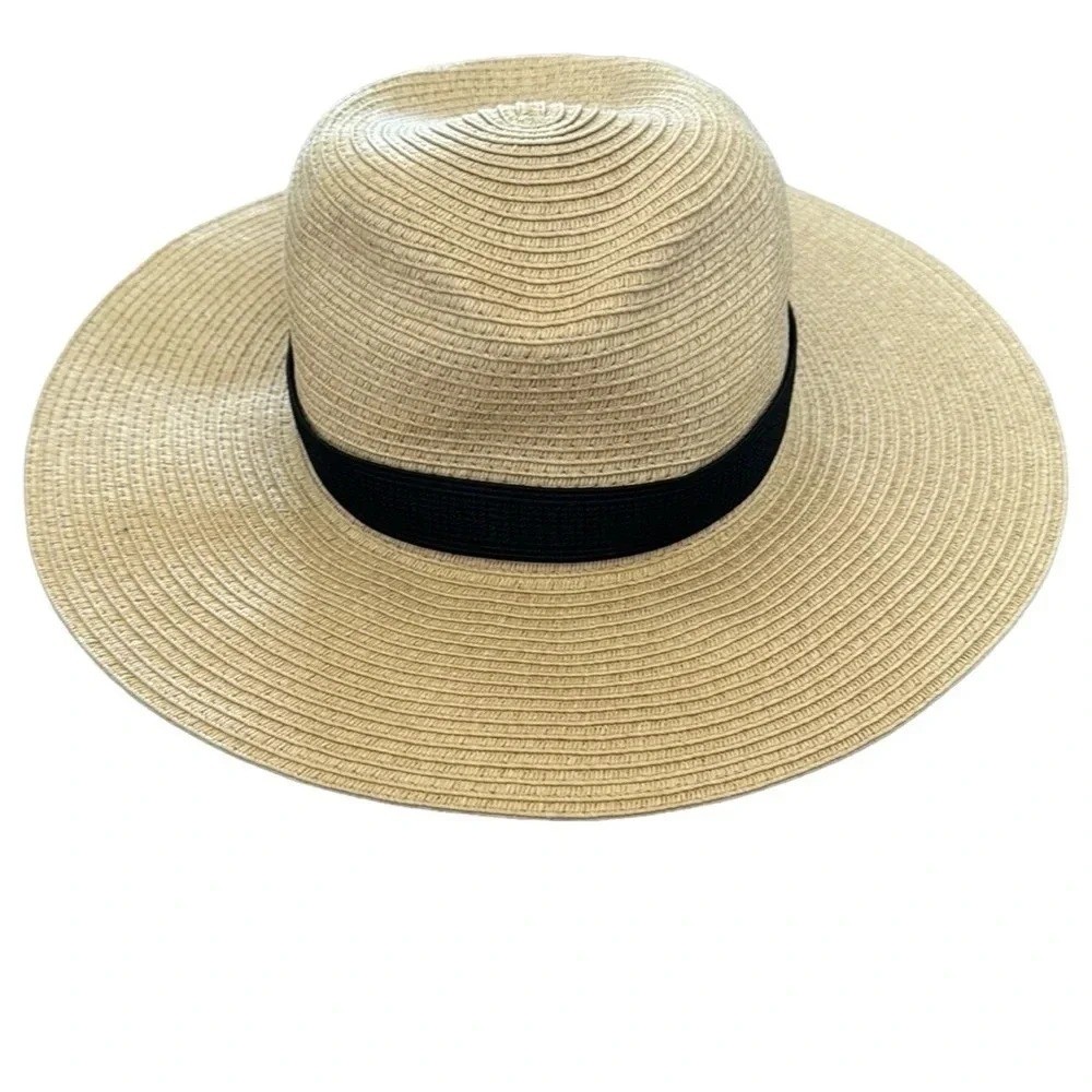 Madewell Packable Mesa Straw Hat Size S/M Vacation Tropical Resortwear Beach