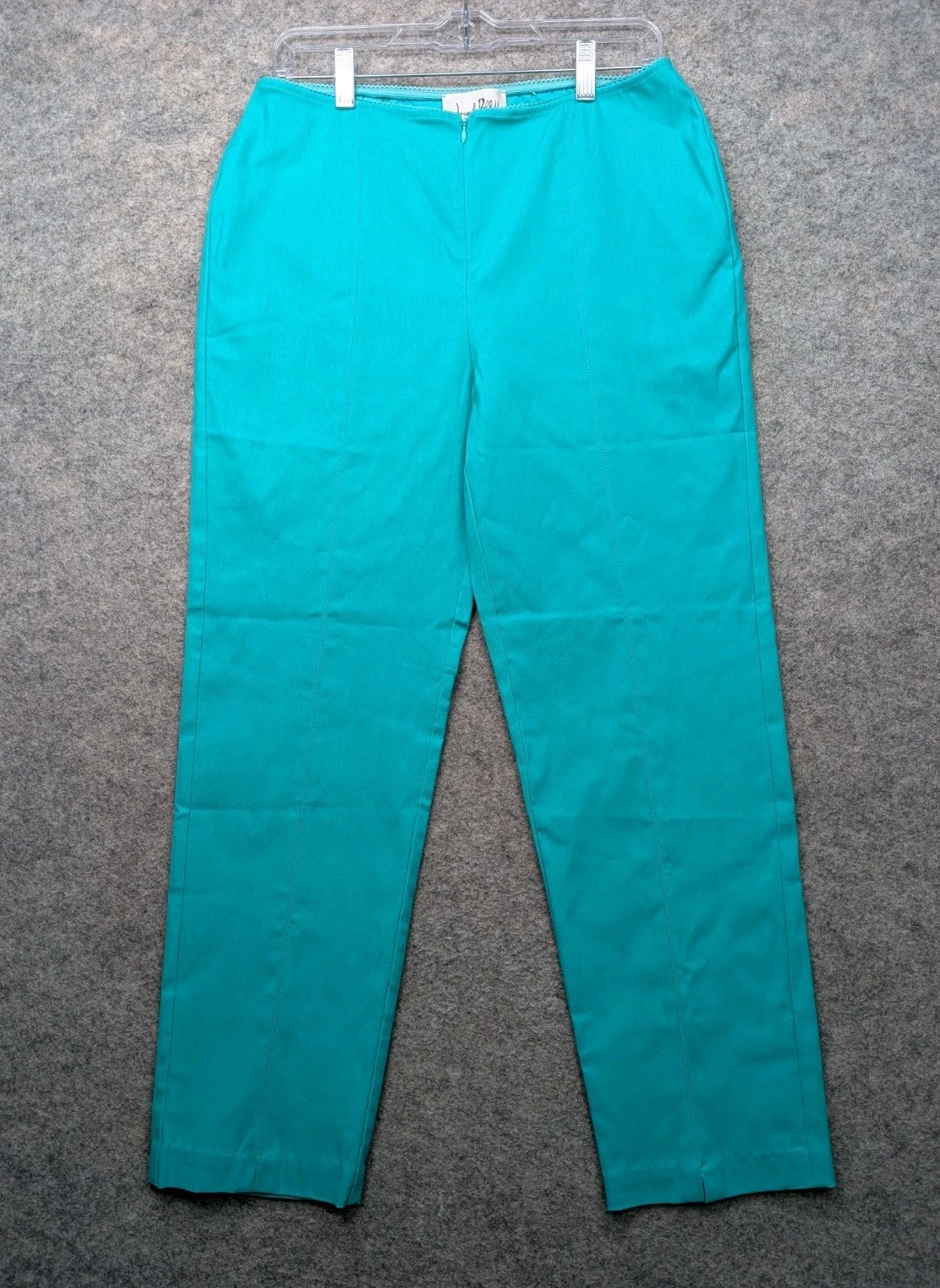 Joseph Ribkoff Pants Women’s 12 Green Trousers Straight Leg Preppy Office Chic