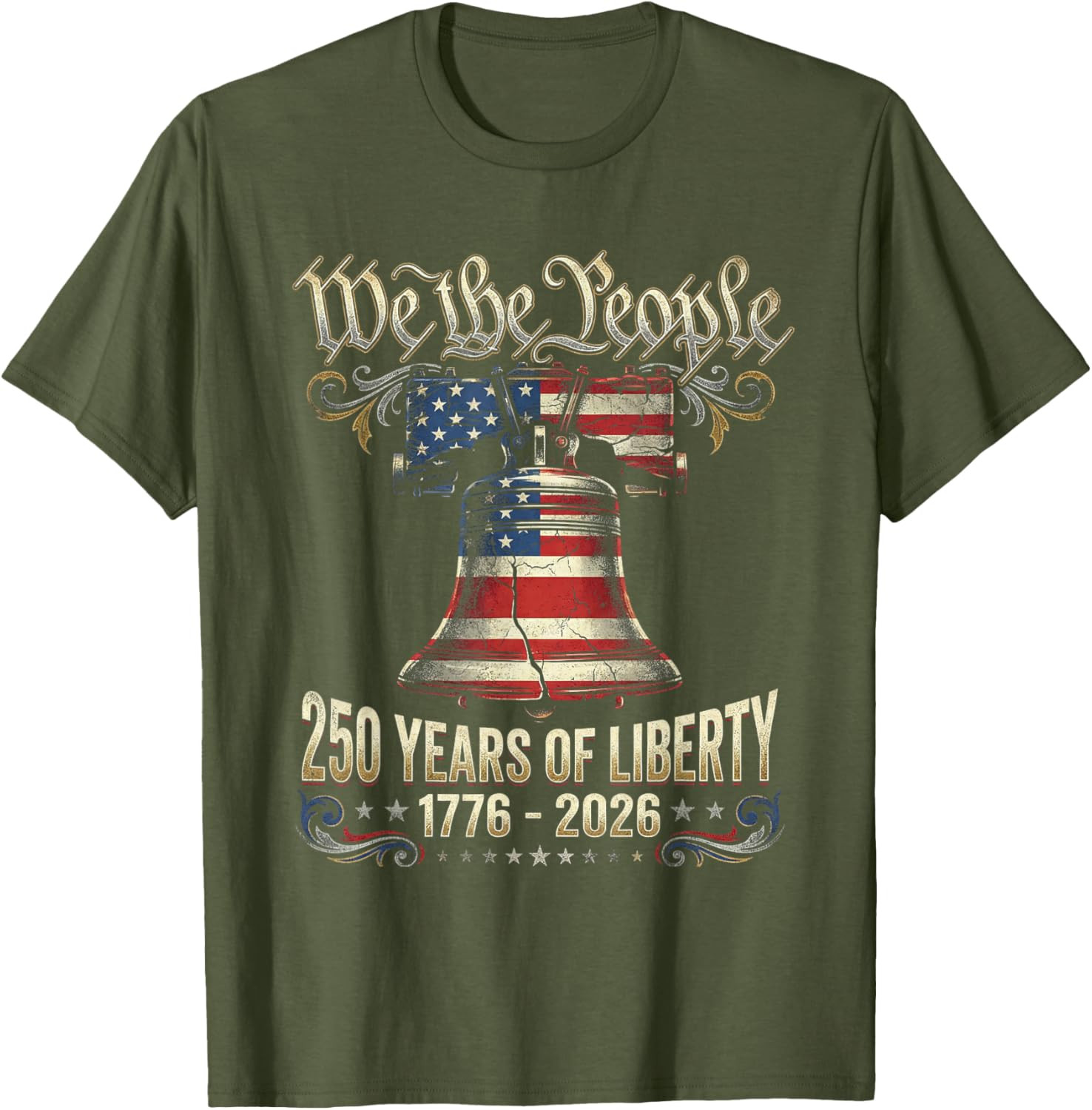 250 Years American 250th Anniversary USA Patriotic 4th July Unisex T-Shirt