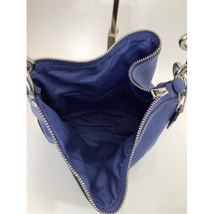 Coach Abby Duffle Pebbled Leather Braided-Handle Hobo Shoulder Bag