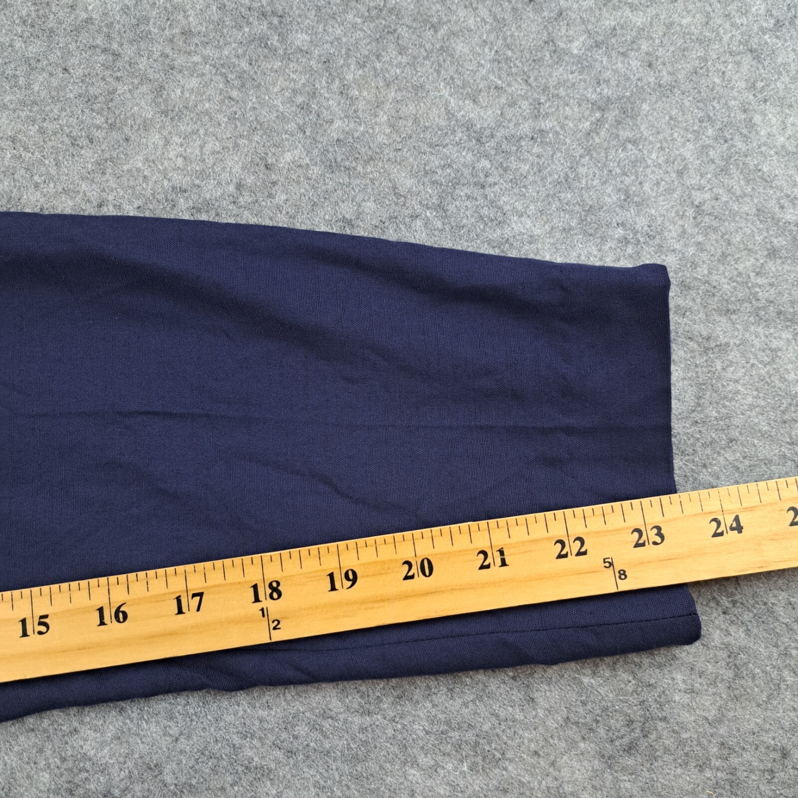 Diane Von Furstenburg Pants Womens Size 6 Blue Linen Crop Ankle Trouser Career