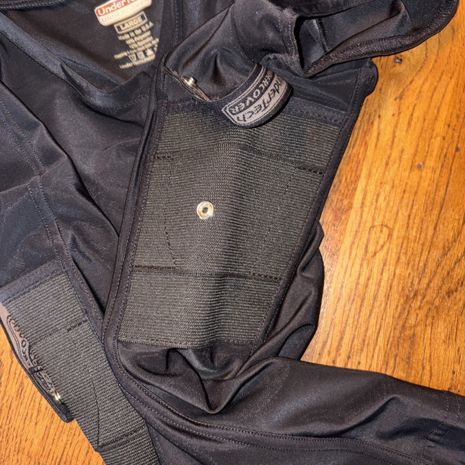 Undertech Undercover Conceal Carry Top Shirt Womens Large Black Stretch