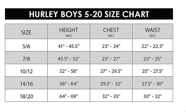 Hurley Boys Hybrid Quick Dry Drawstring Shorts, 917824 023