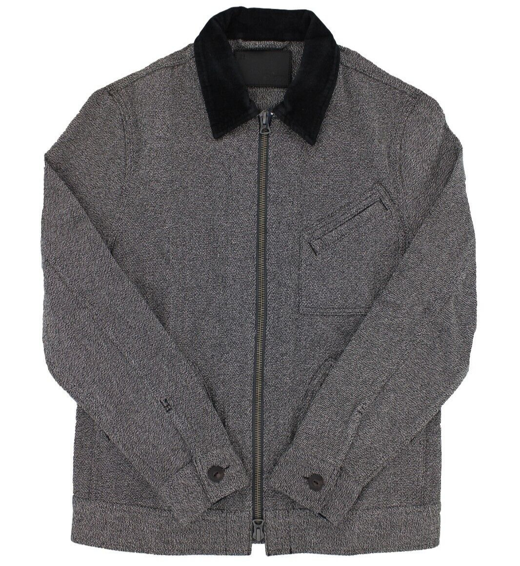 Taylor Stitch Men’s Ignition Jacket 100% Cotton Full Zip Knit Collared Coat $238