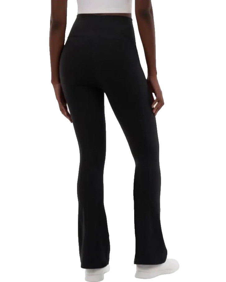 New Kirkland Signature Ladies’ Brushed Mini-Flare Pull-On Pant Large L Black