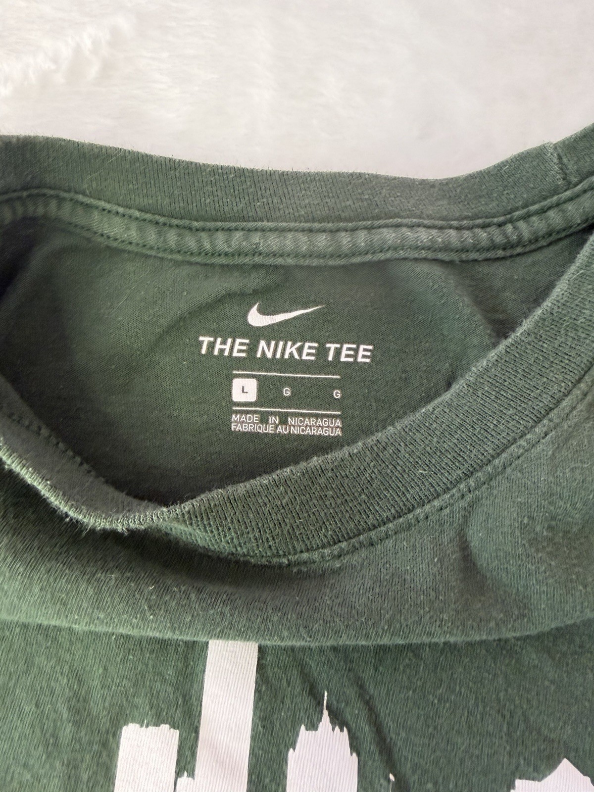 Nike Milwaukee Bucks 2021 Playoffs Tee Green NBA Basketball Shirt L