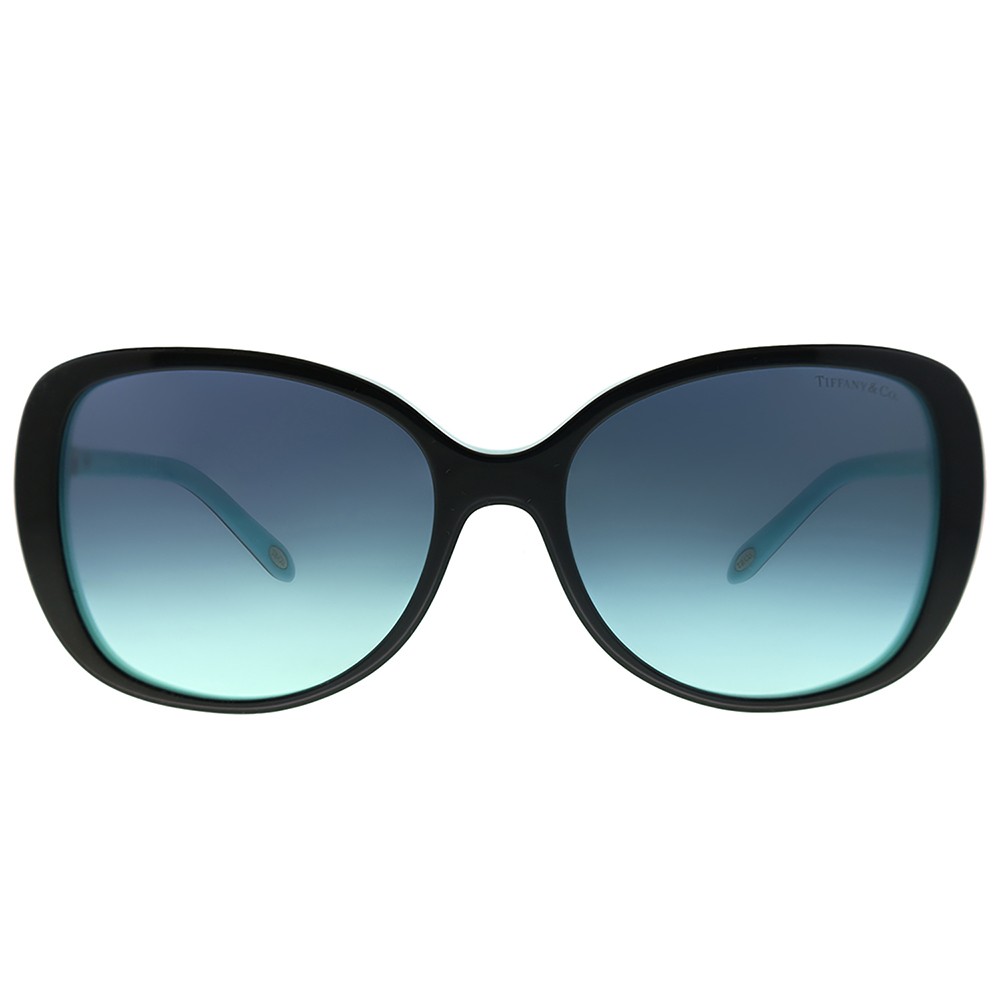 New Tiffany & Co. TF 4121B 80559S Black Blue Sunglasses Blue Gradient Lens