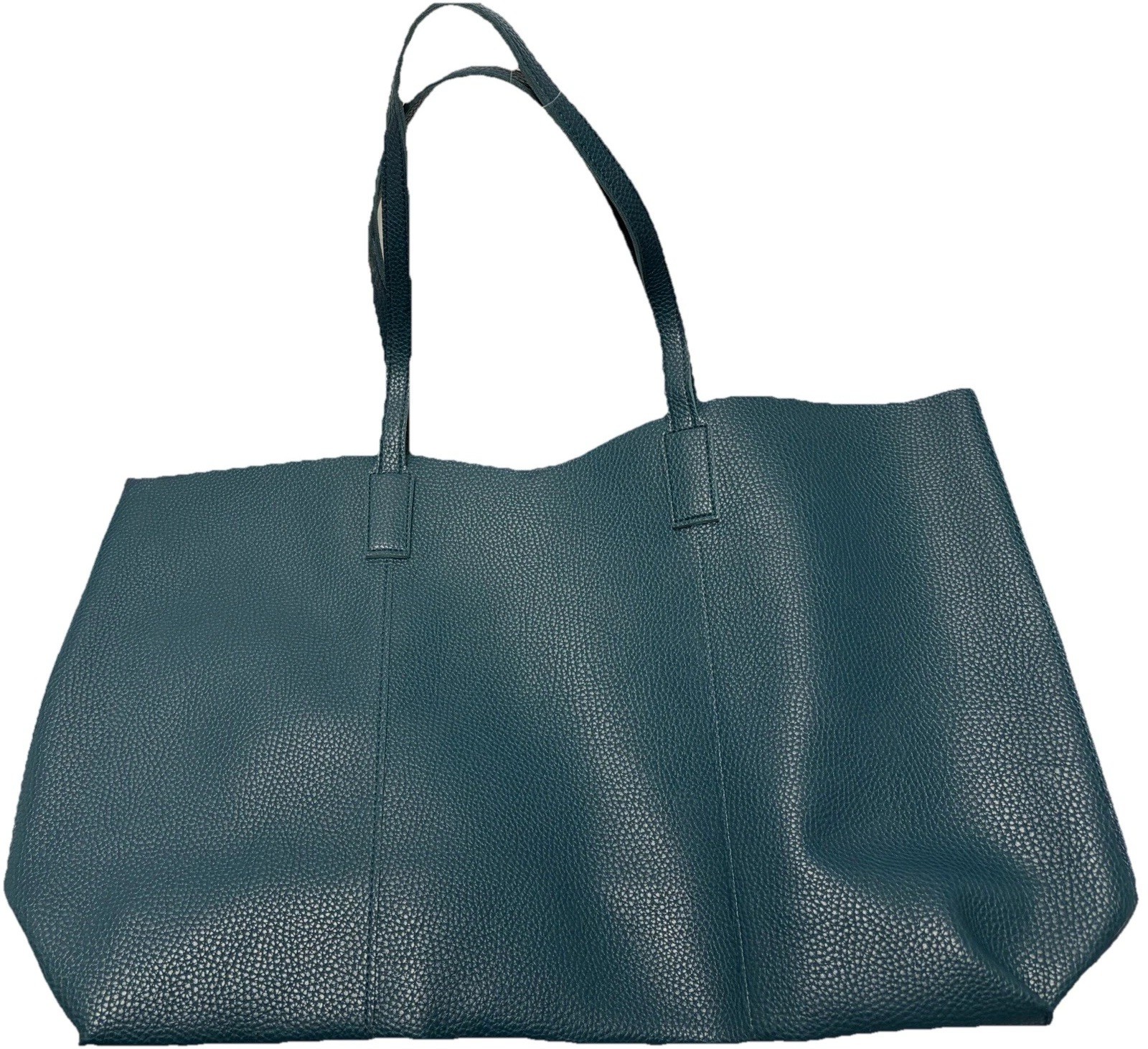 Teal Blue Green Leather Handbag NWOT – Medium Peacock Seafoam Boho Satchel Bag