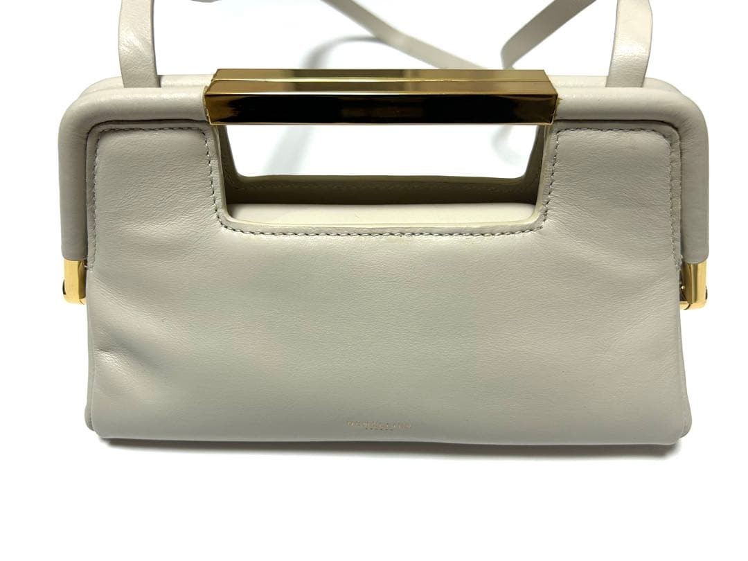 DEMELLIER Clutch Shoulder Bag Leather Mini from Japan