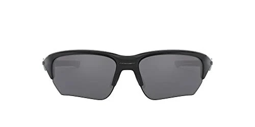 0OO9363-0264 OAKLEY MEN’S FLAK BETA RECTANGULAR POLISHED BLACK-BLACK IRIDIUM