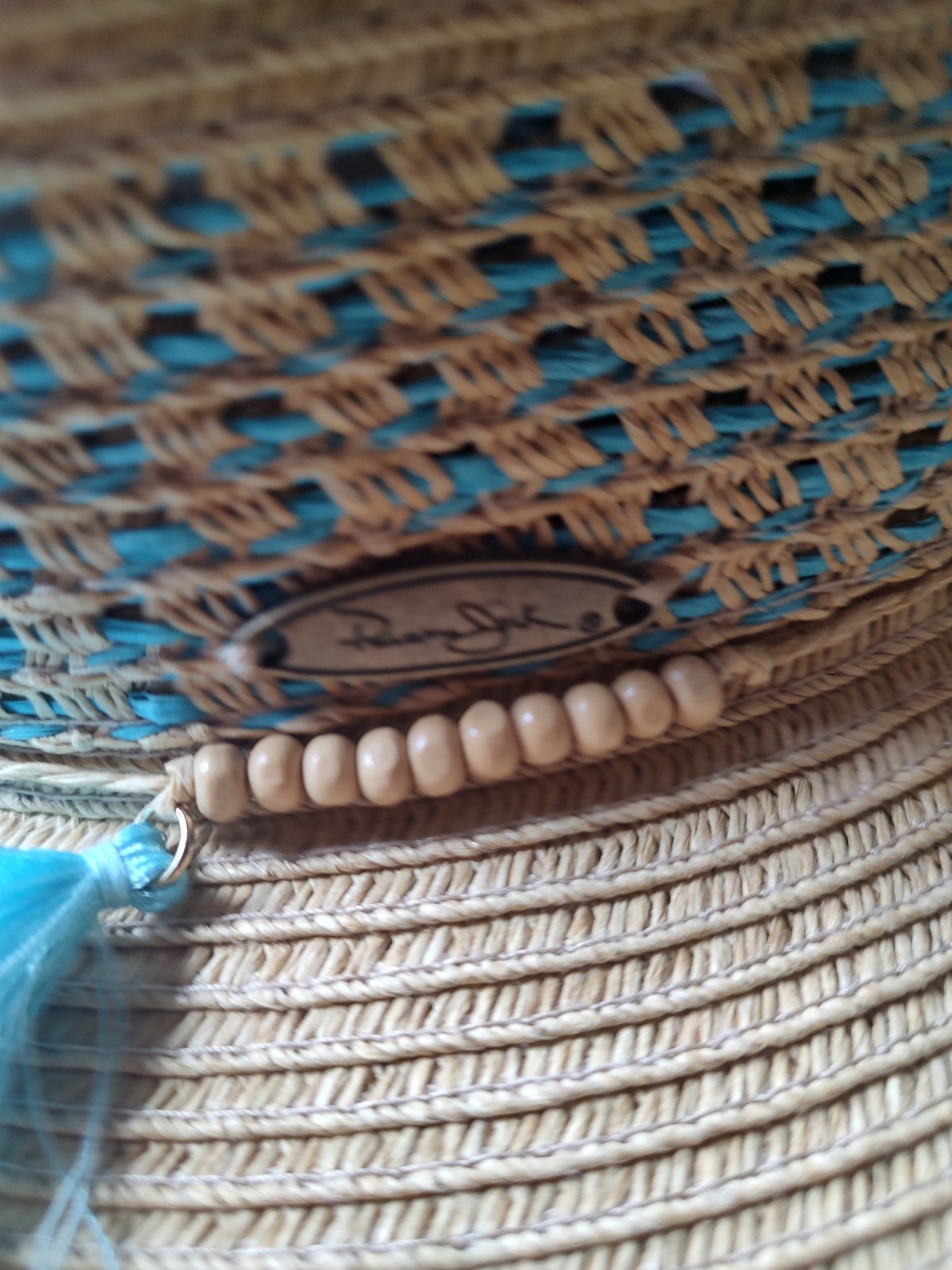 Panama Jack Adjustable Straw Sun Hat Tan