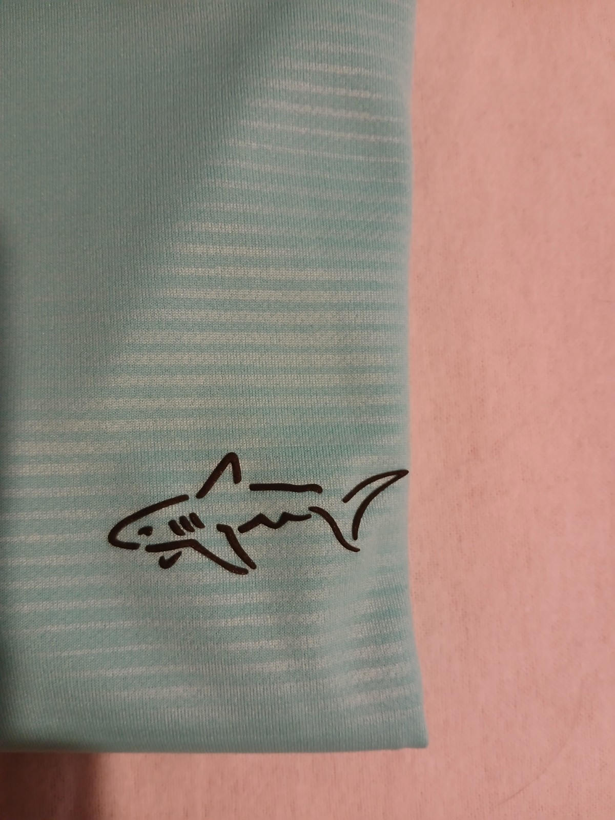 Greg Norman Tasso Elba Play Dry Short Sleeve Golf Polo XL Aqua
