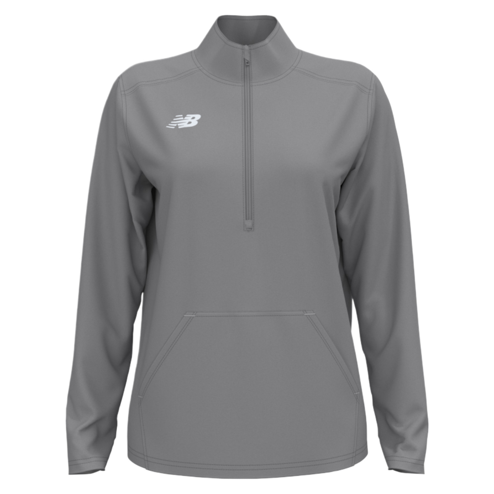 New Balance Midfield Half Zip Women’s (TMWT754GNM) (GUNMETAL/WHITE)