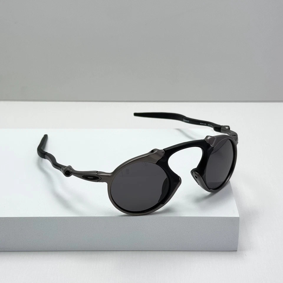 Oakley Madman OO6019 X-Metal Pewter Black Iridium Polarized New