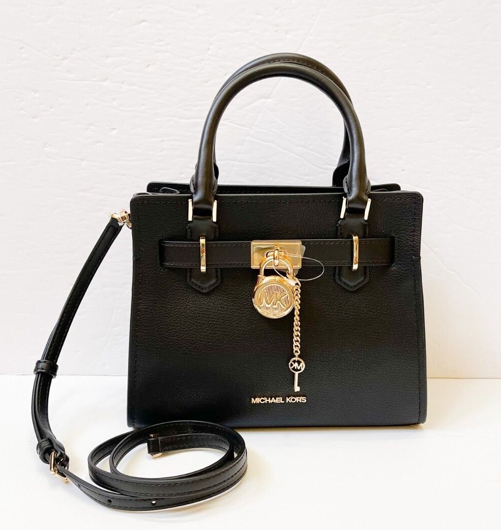 MICHAEL KORS HAMILTON SMALL TOP ZIP SATCHEL SHOULDER CROSSBODY BAG