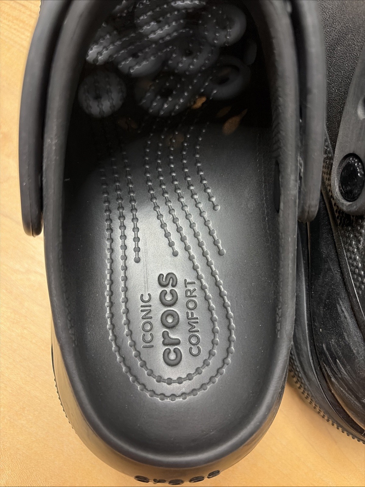 Crocs Platform Black Clog W9/M7