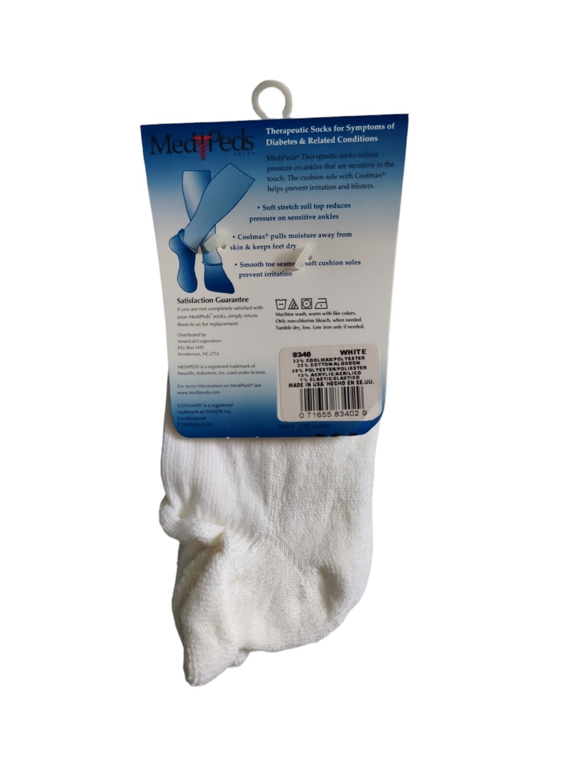 medipeds socks 6 pairs per pack