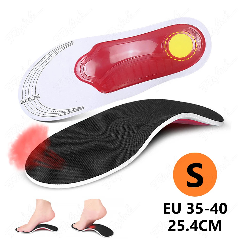 Correction Foot Pain Relief OX Leg Inner Sole for Shoes Arch Support Insole for