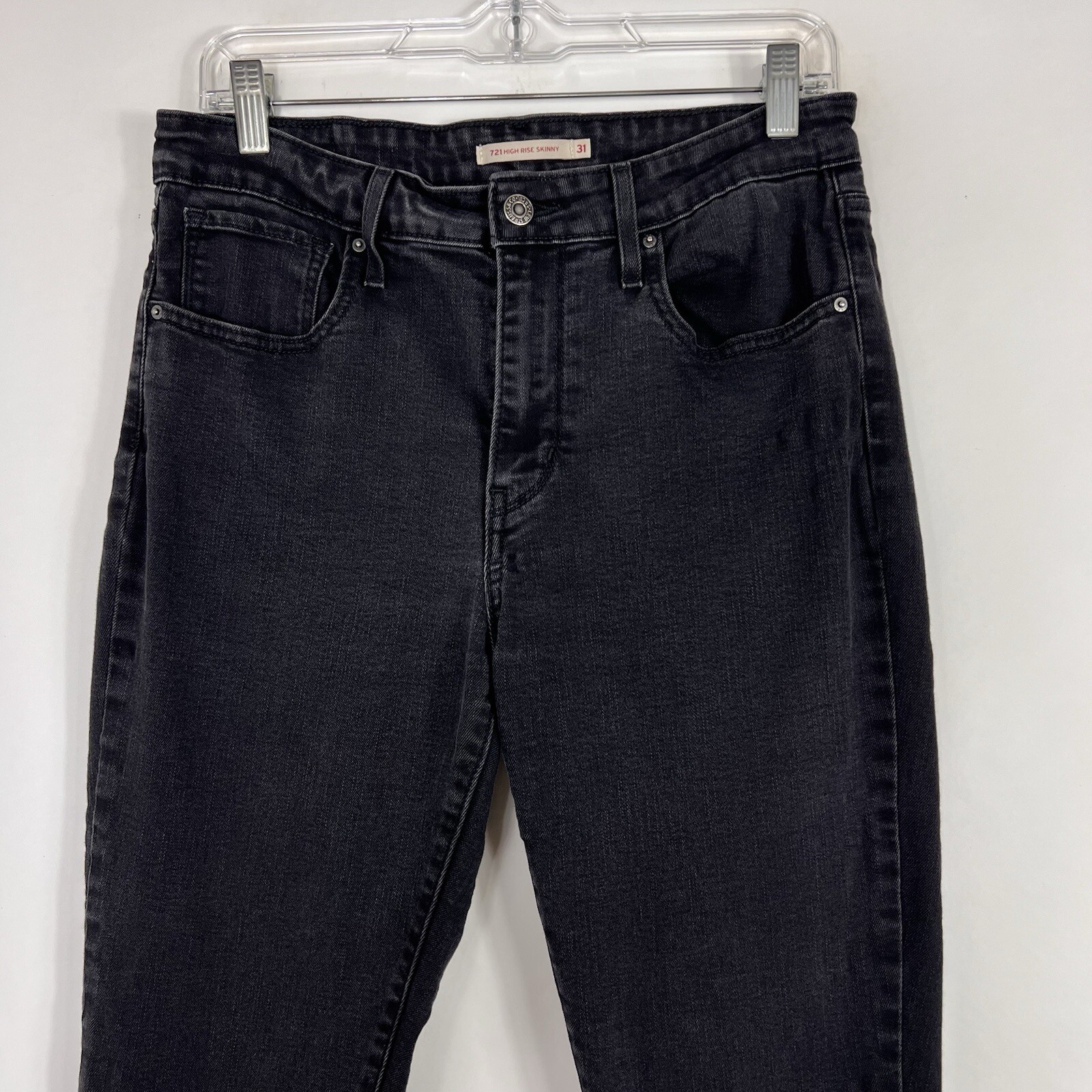 Levi’s Jeans Women’s Size 31 High Rise Skinny Charcoal Wash Denim Stretch