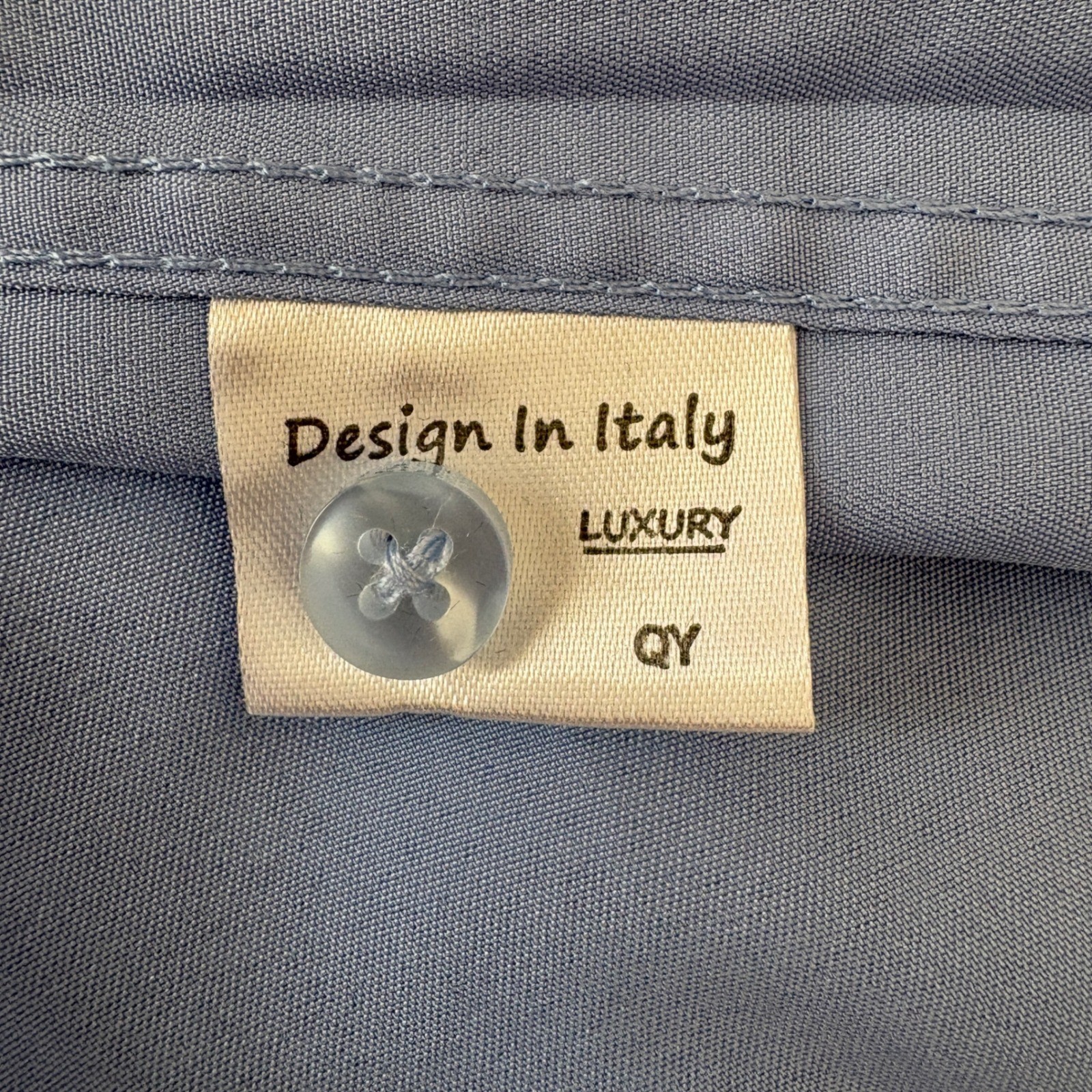 Alimens & Gentle Flex Light Blue Dress Shirt XL Tall Wrinkle Resistant Luxury