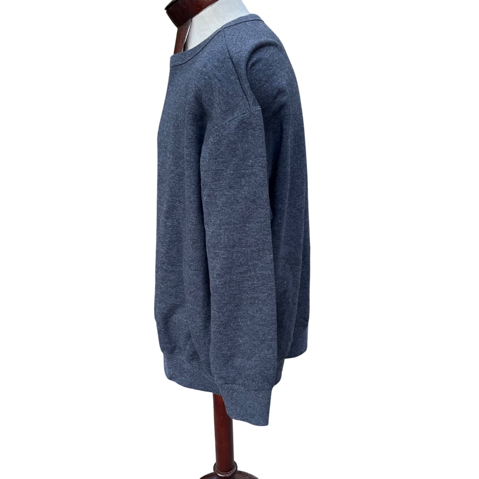 Fruit Of The Loom Dark Gray Crewneck Sweatshirt XL Cotton/Polyester Blend Mexico