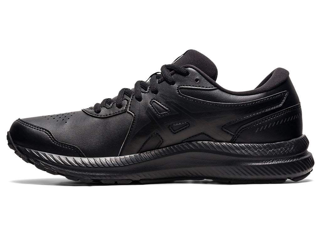 ASICS Men’s Gel-Contend SL Walking Shoes Black/Black Leather