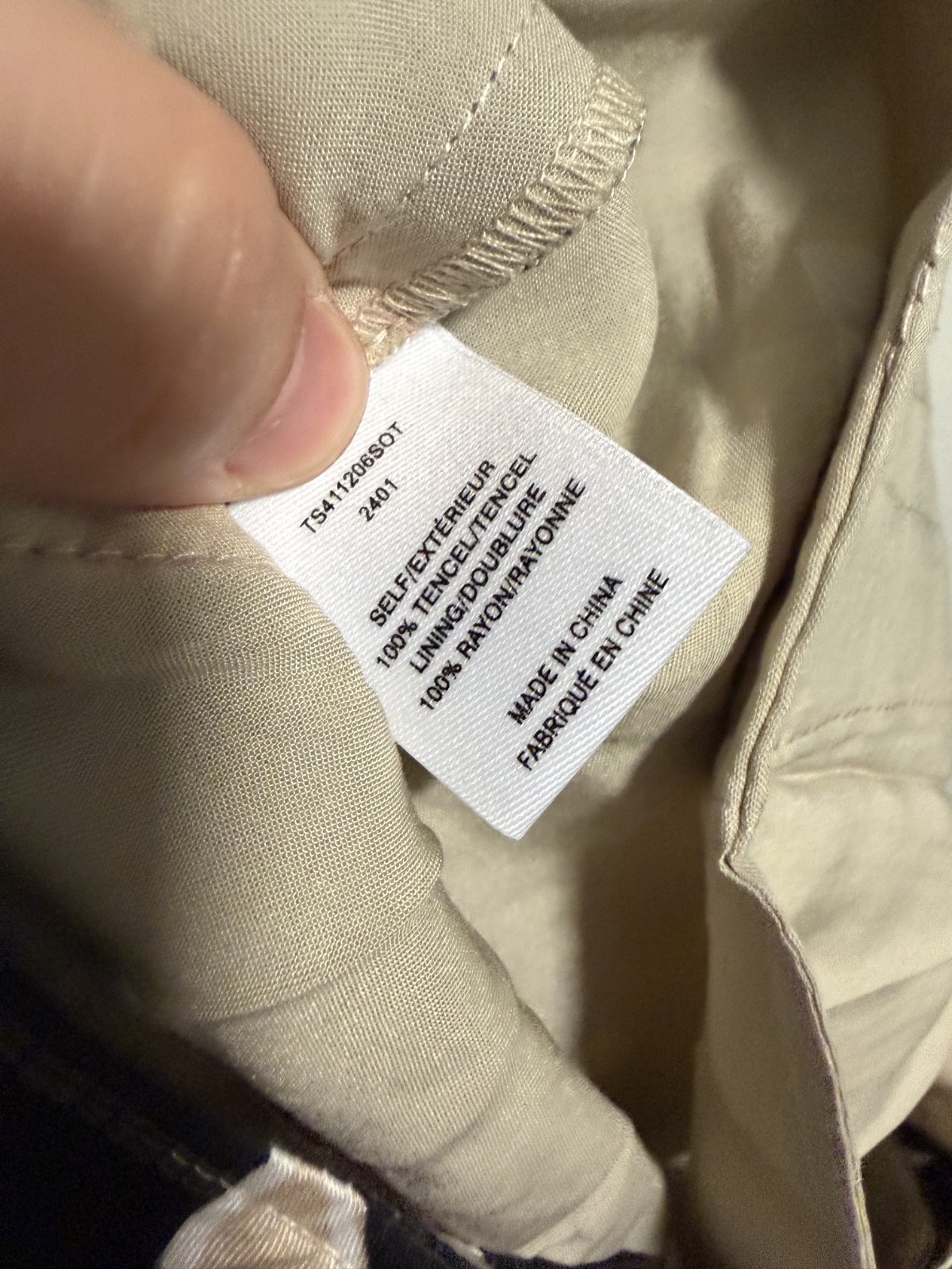 Derek Lam 10 Crosby Designer Slacks Cream & Black Wide-Leg Women’s Size 2