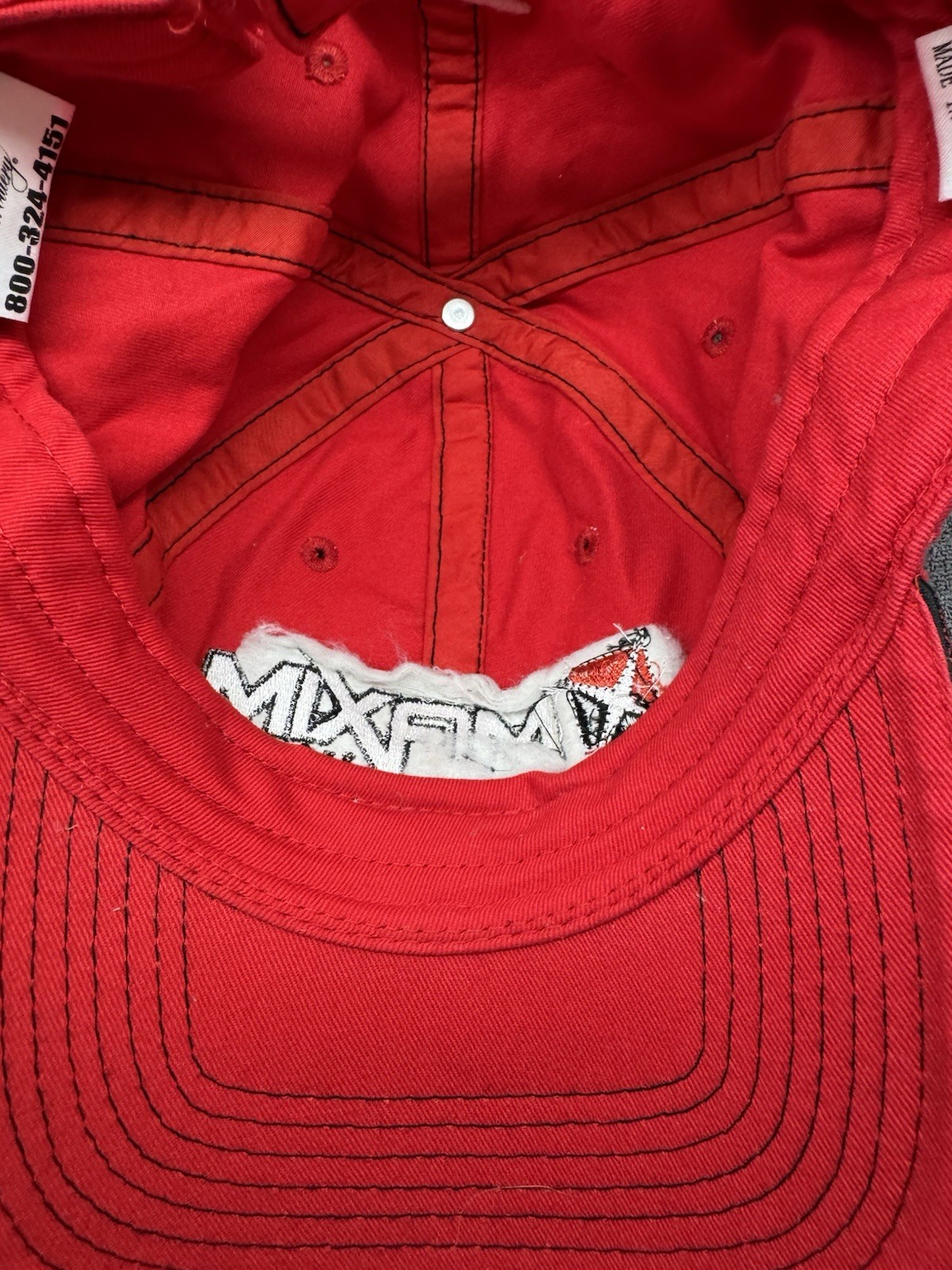 Honda Motocycle Dealer hat cap Red Adjustable strap Dunlop Arai helmet logo