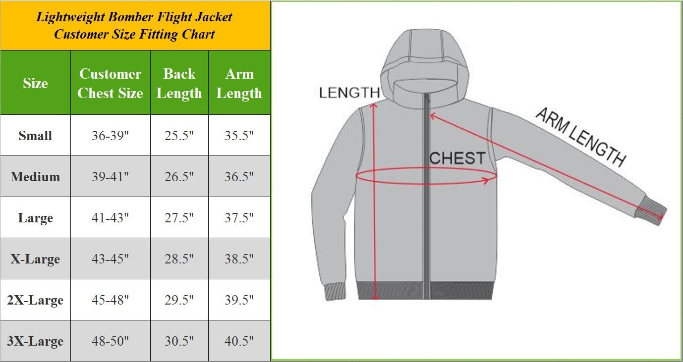 Mens Lightweight MA-1 Flight Jacket Bomber Warm Polyester Full Zip Coat NEW