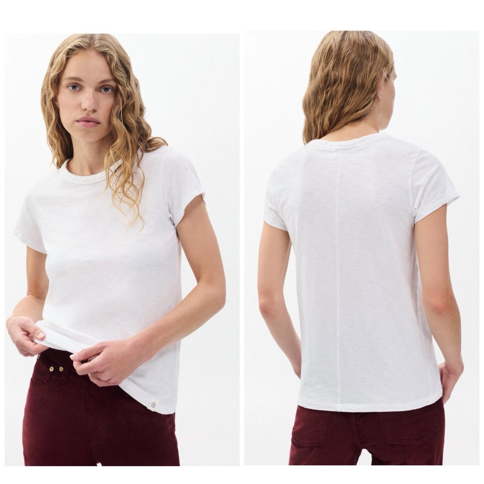NWT Rag & Bone $158 The Slub Tee 2 Pack In White Size: Small