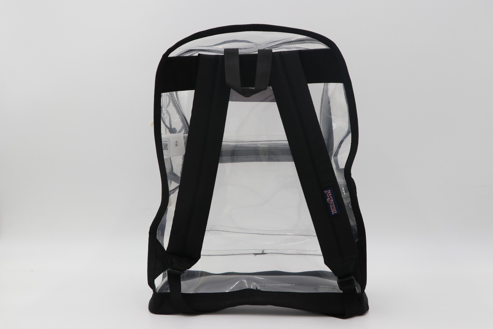 JanSport 25L 17.3” Clear Backpack: TPU Shell, Lightweight, 1-Bottle Holder
