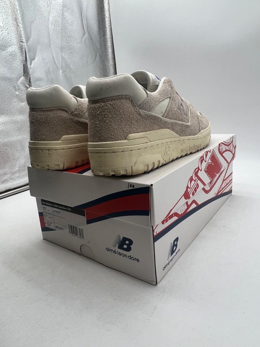 New Balance 550 Aime Leon Dore Grey Suede 11.5 (Lightly Worn Pre-Owned Size 11.5